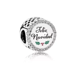 Pandora Feliz Navidad Charm - ENG792016CZ_22 (resim) Pandora Feliz Navidad Charm - ENG792016CZ_22