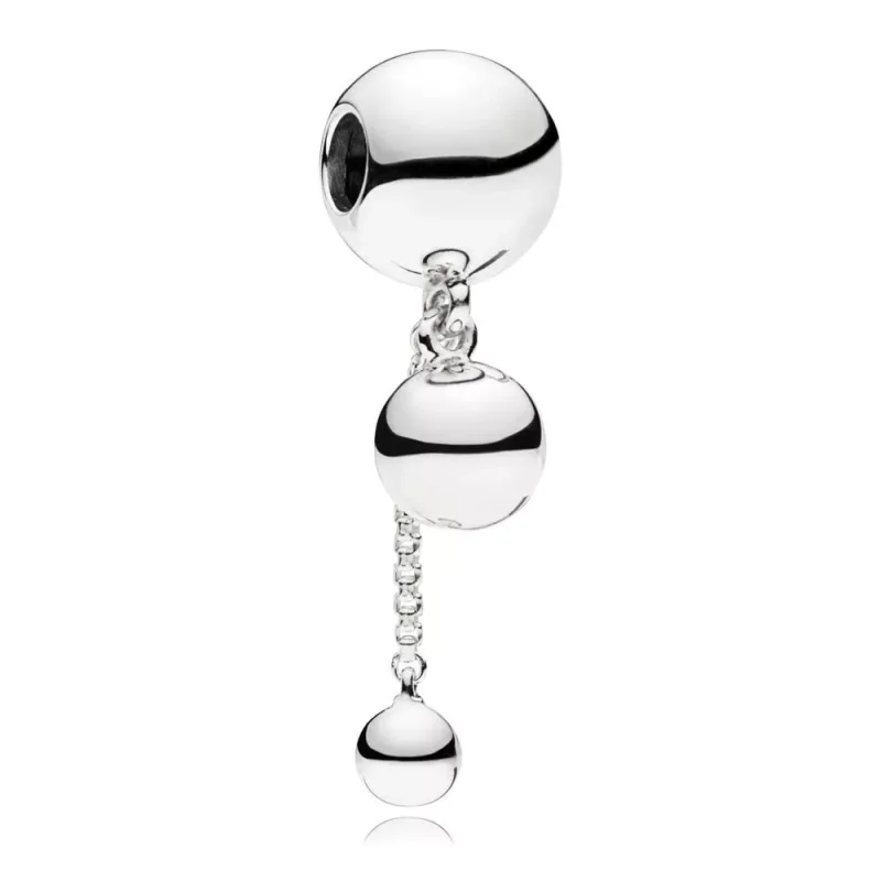 (resim) Pandora Sallantili charm, Işıltılı Boncuk 925 ayar gümüş - 79752