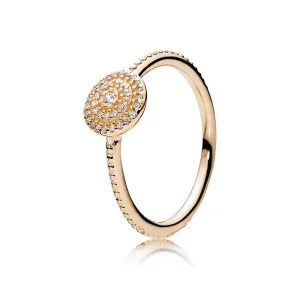 (resim) Pandora 14 ayar altından Işıltılı Zarafet Yüzük - 150184CZ
