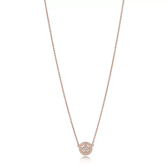 (resim) Pandora 14 ayar pembe altın Vintage Allure Kolye - 380523CZ