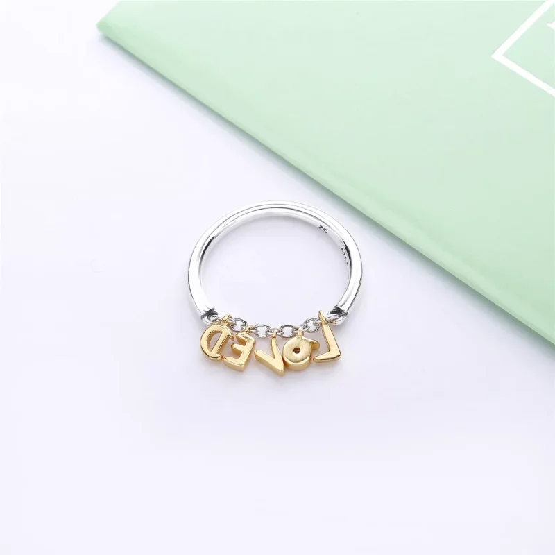 (resim) Pandora 14k altın kaplama Sevilen Senaryo Yüzük - 167799CZ - Görüntüle 2