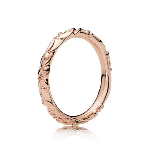 (resim) Pandora 14k rose altın kaplama Regal Güzellik Yüzük - 187690