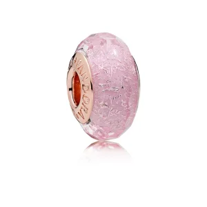 (resim) Pandora Charm, Pembe Parıltılı Cam - 781650