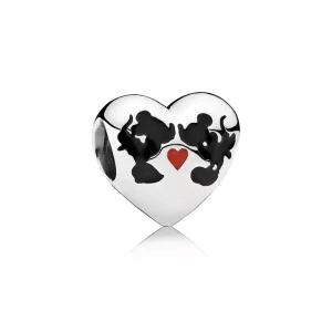 (resim) Pandora Disney, Minnie ve Mickey Öpücüğü Charm - 791443ENMX