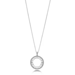 (resim) Pandora Dönen Kalpler Kolye - 397410CZ