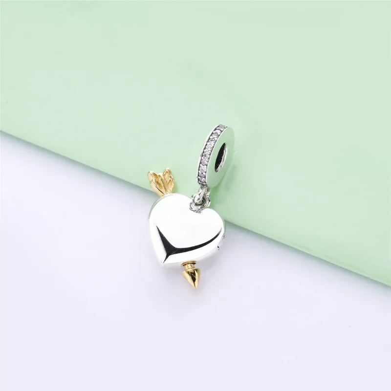 (resim) Pandora 14k altın kaplama Sınırlı Sayıda Aşk Ok Sallantılı Charm - B801113 - Görüntüle 2