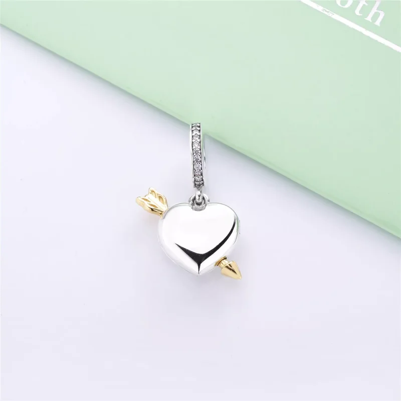 (resim) Pandora 14k altın kaplama Sınırlı Sayıda Aşk Ok Sallantılı Charm - B801113 - Görüntüle 3