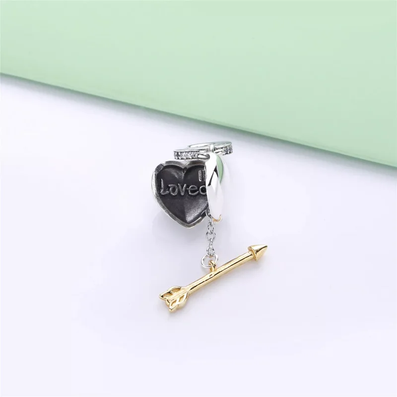 (resim) Pandora 14k altın kaplama Sınırlı Sayıda Aşk Ok Sallantılı Charm - B801113 - Görüntüle 6