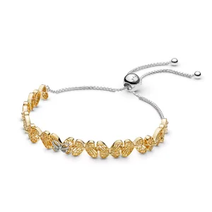 (resim) Pandora 14k altın kaplama Sürgülü Kafes İşi Kelebekler Bileklik - 567957