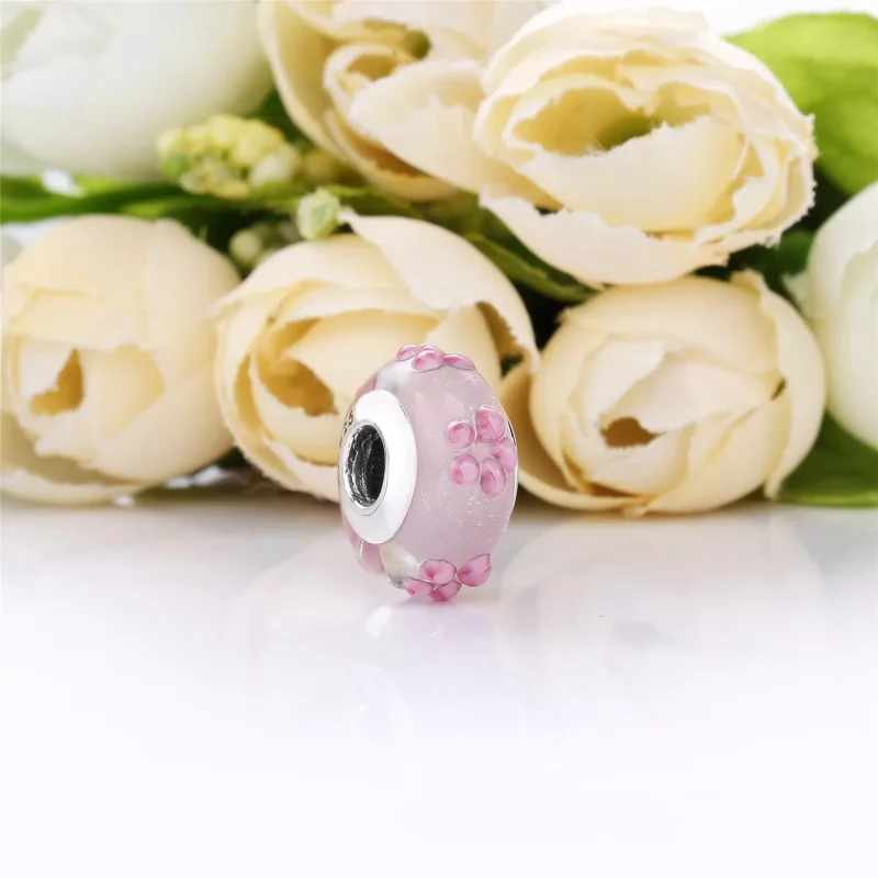 (resim) Pandora Charm, Pembe Çiçekler - 797901 - Görüntüle 2