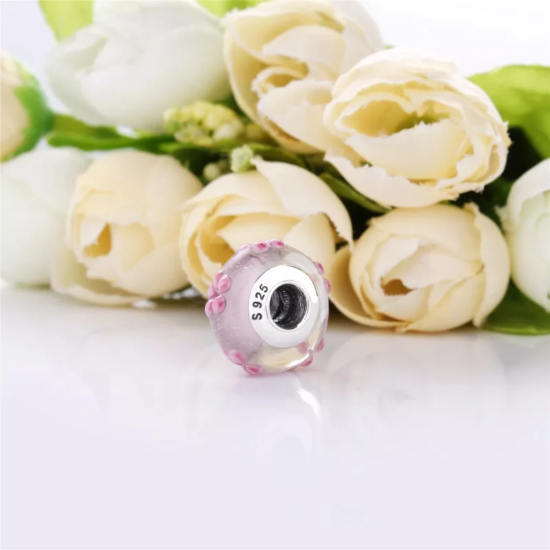 (resim) Pandora Charm, Pembe Çiçekler - 797901 - Görüntüle 3