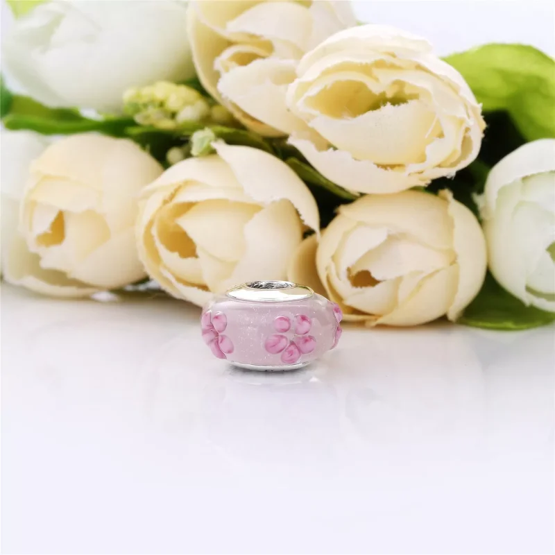 (resim) Pandora Charm, Pembe Çiçekler - 797901 - Görüntüle 4
