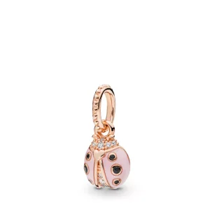 (resim) Pembe Şanslı Uğur Böceği Kolye Ucu - 387909EN160