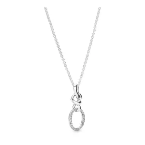 (resim) Pandora düğümlü kalp Kolye - 398078CZ