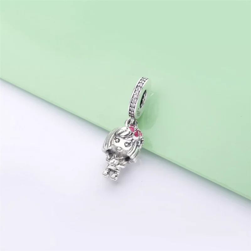 (resim) Pandora Çinli Çiçek Kız Sallantılı Charm - 798114SSP - Görüntüle 2