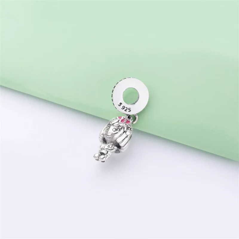 (resim) Pandora Çinli Çiçek Kız Sallantılı Charm - 798114SSP - Görüntüle 4