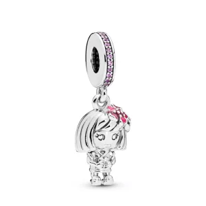 (resim) Pandora Çinli Çiçek Kız Sallantılı Charm - 798114SSP