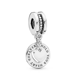 (resim) Pandora Kalbinizi Bölünmüş Tutun Sallantılı Charm - 798115