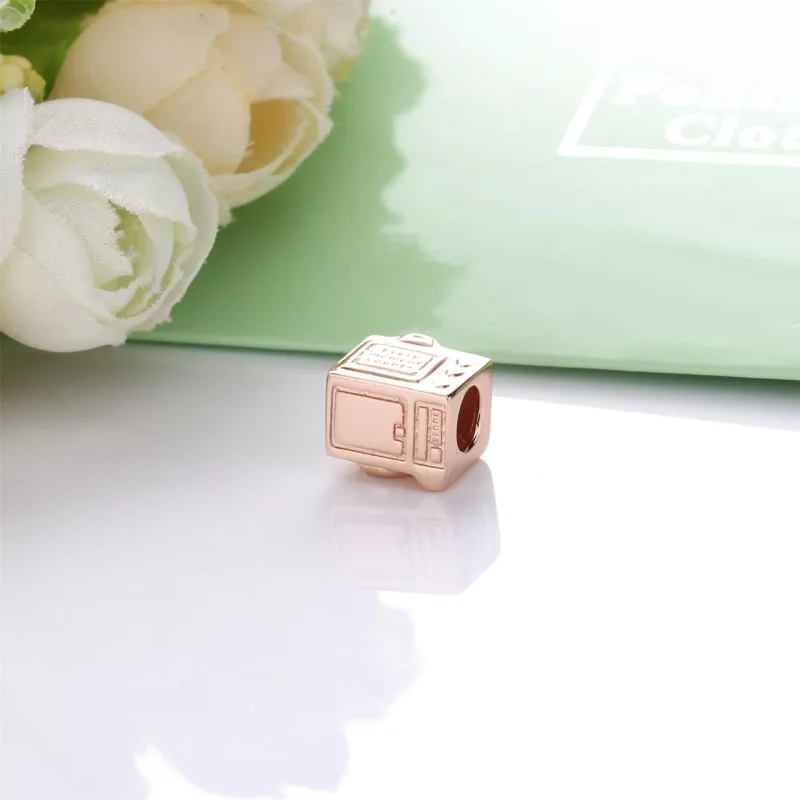 (resim) Camera PANDORA Rose charm with clear cubic zirconia - 787986CZ - Görüntüle 4