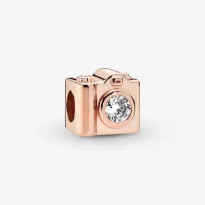 (resim) Camera PANDORA Rose charm with clear cubic zirconia - 787986CZ