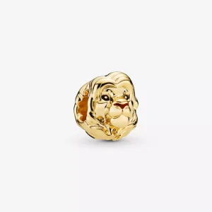 (resim) Pandora 14k altın kaplama Disney, Aslan Kral Simba Charm - 768049ENMX