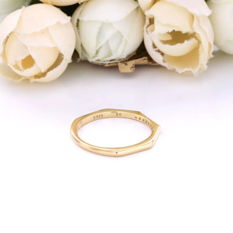 (resim) Pandora 14k altın kaplama çok yönlü Yüzük - 168343CZ - Görüntüle 2