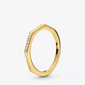 (resim) Pandora 14k altın kaplama çok yönlü Yüzük - 168343CZ
