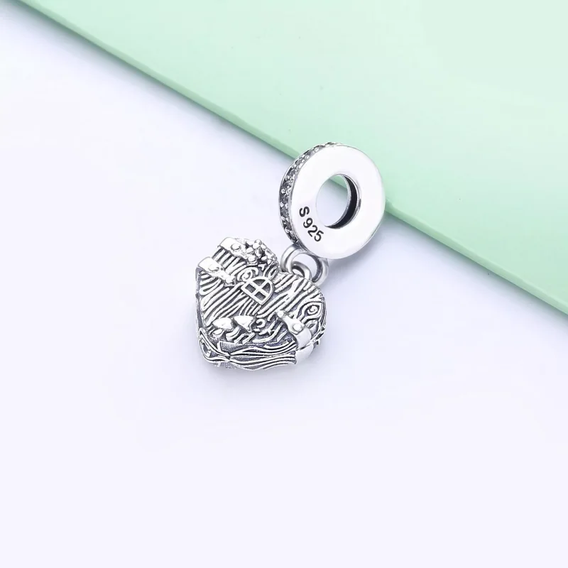 (resim) Pandora ev tatlı kalp Sallantılı Charm - 798284CZ - Görüntüle 2