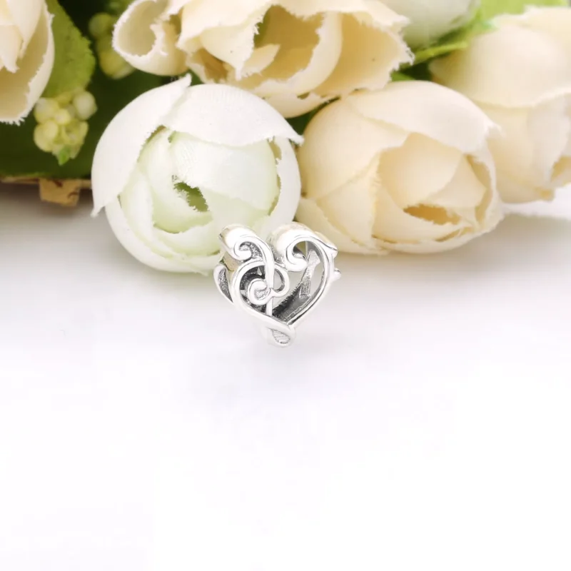(resim) Pandora kalp tiz nota anahtarı Charm - 798346 - Görüntüle 2