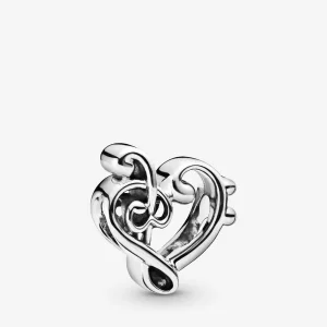 (resim) Pandora kalp tiz nota anahtarı Charm - 798346