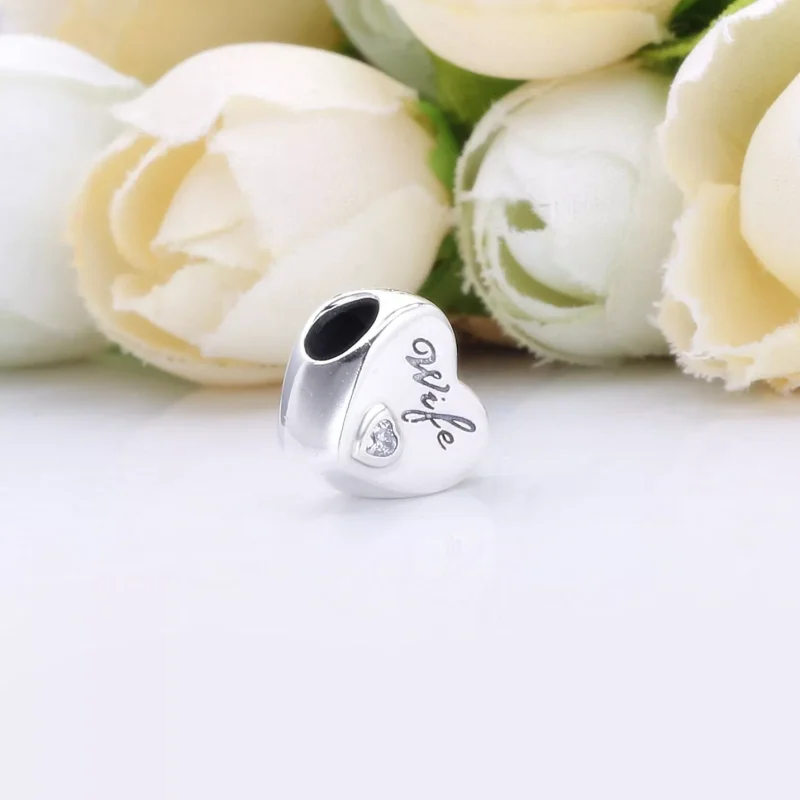 (resim) Pandora Karısı aşk kalp Charm - 798249PCZ - Görüntüle 3