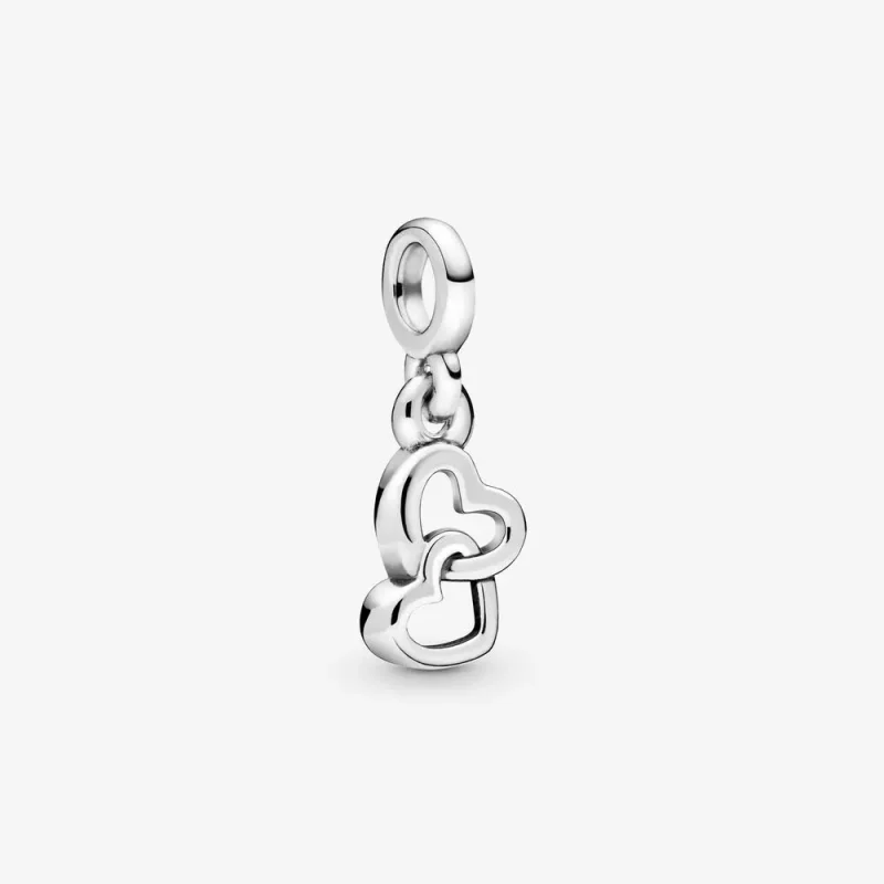 (resim) Pandora ME Zincirli Kalpler Mini Sallantılı Charm - 798380
