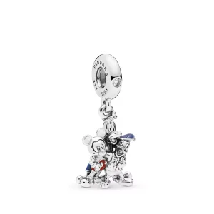 (resim) Pandora Mickey Mouse ve Donald Duck Sallantılı Charm - P-D-2717