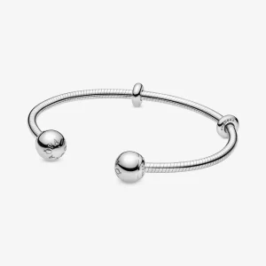 (resim) Pandora Moments Yılan Zincirli Açık Bilezik - 598291