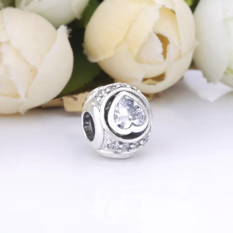 (resim) Pandora yüksek kalp Charm - 798464C01 - Görüntüle 2
