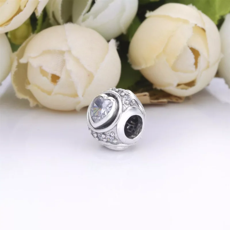 (resim) Pandora yüksek kalp Charm - 798464C01 - Görüntüle 4