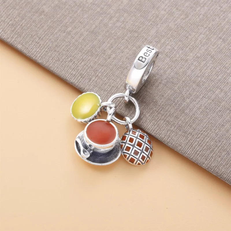 (resim) Pandora Yumurtalı Tart, Sütlü Çay ve Ananaslı Çörek Charm - 798355ENMX - Görüntüle 2