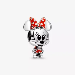 (resim) Disney, Puantiye Fiyonklu ve Elbiseli Minnie Charm - 798880C02