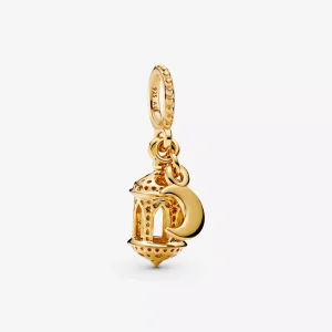 (resim) Pandora 14k altın kaplama Arap Feneri Sallantılı Charm - 768767C00
