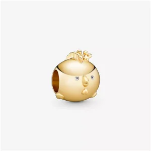 (resim) Pandora 14k altın kaplama Parlayan Zodyak Horoz Charm - 768578C01