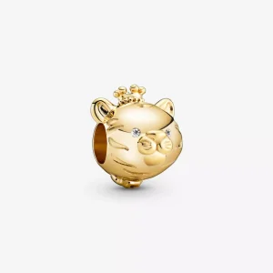 (resim) Pandora 14k altın kaplama Parlayan Zodyak Kaplanı Charm - 768594C01