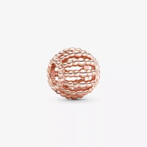 (resim) Pandora 14k rose altın kaplama Boncuklu Ajur Charm - 788679C00