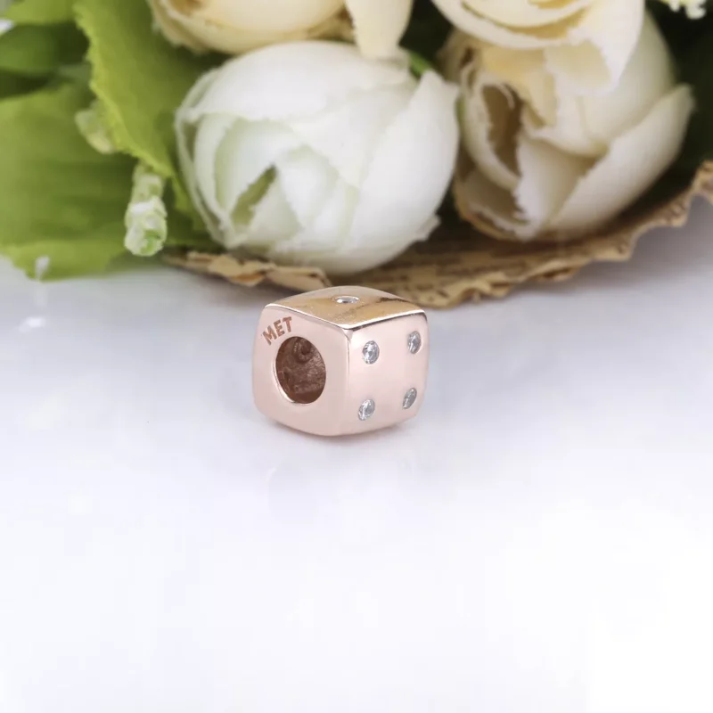 (resim) Pandora 14k rose altın kaplama göz kamaştırıcı fındık Charm - 781269C01 - Görüntüle 2