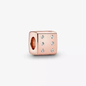 (resim) Pandora 14k rose altın kaplama göz kamaştırıcı fındık Charm - 781269C01