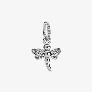 (resim) Pandora 14k rose altın kaplama Pırıl pırıl Yusufçuk Kolye Ucu - 388803C02