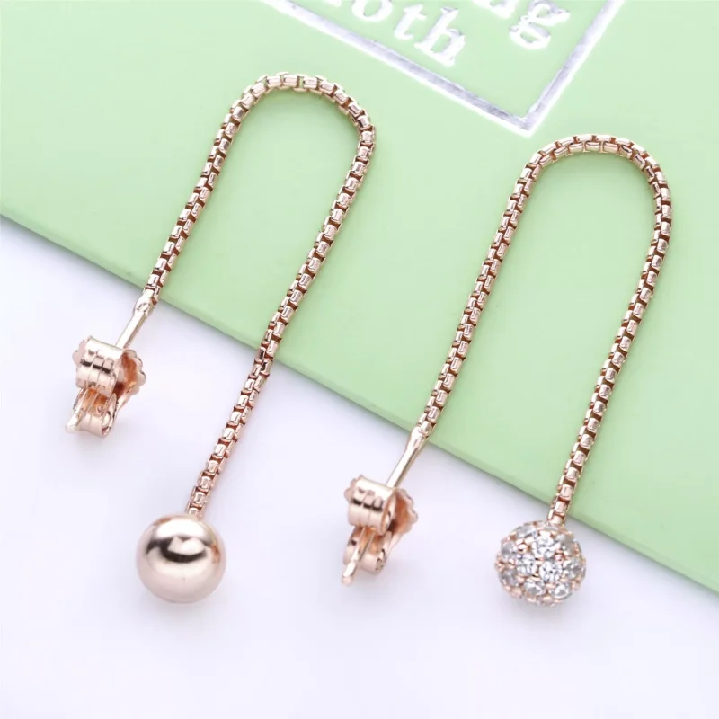 (resim) Pandora Cilalı & Pavé Sallantılı Küpe - 288325CZ - Görüntüle 2