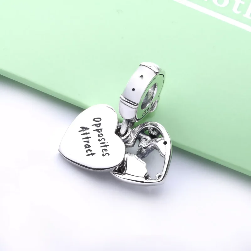 (resim) Pandora Disney Lady ve Serseri Kalp Sallantılı Charm - 798634C01 - Görüntüle 3