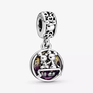 (resim) Pandora Disney Mickey Mouse ve Minnie Mouse Sonsuza Kadar Mutlu Bir Şekilde Sallantılı Charm - 798866C01