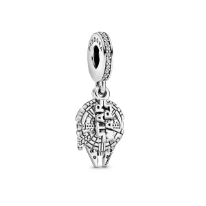 (resim) Pandora Disney Parkları Yıldız Savaşları Millennium Falcon Sallantılı Charm - P400920713941
