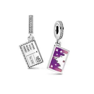 (resim) Pandora Disney Parks Özel Keşke Burada Olsaydın Disneyland Paris Sallantılı Charm - 798783C01